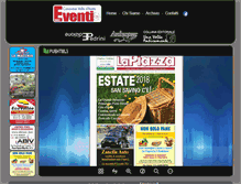 Tablet Screenshot of infoeventi.org